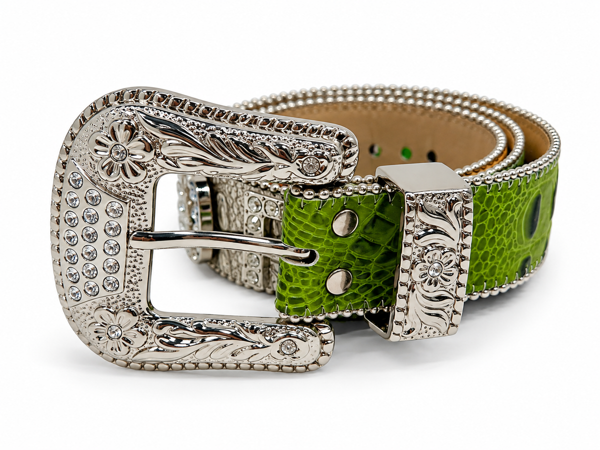Badfriend x B.B. Simon Mexico Logo Belt