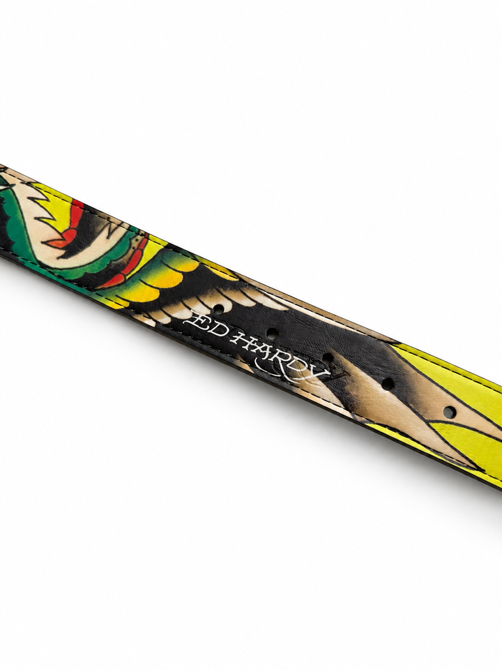 ED HARDY DRAGON LEATHER BELT — foto 3