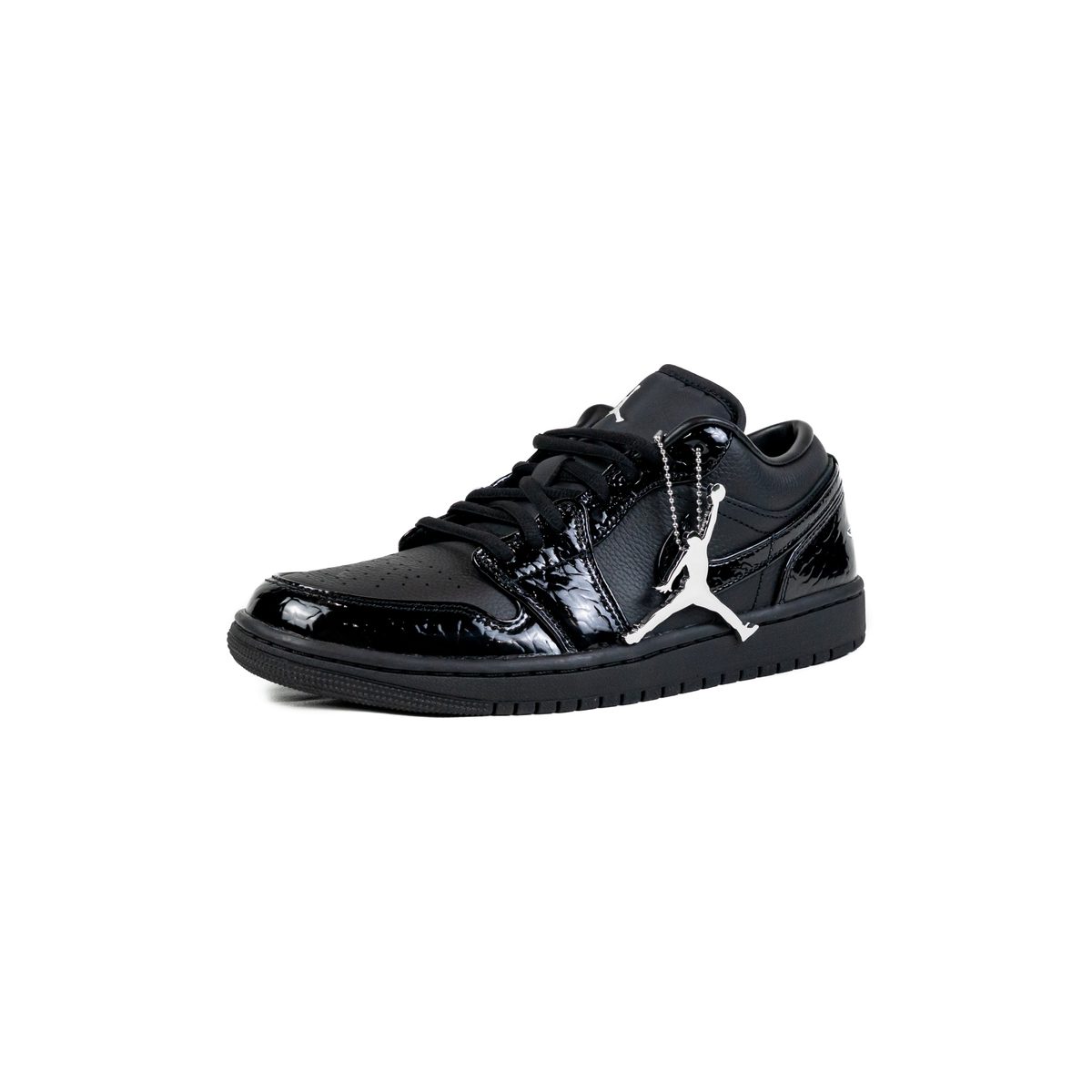 Jordan 1 Low SE Patent Elephant Black
