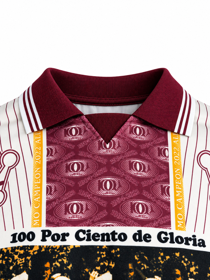 Supreme Por Ciento Soccer Jersey Burgundy — foto 3