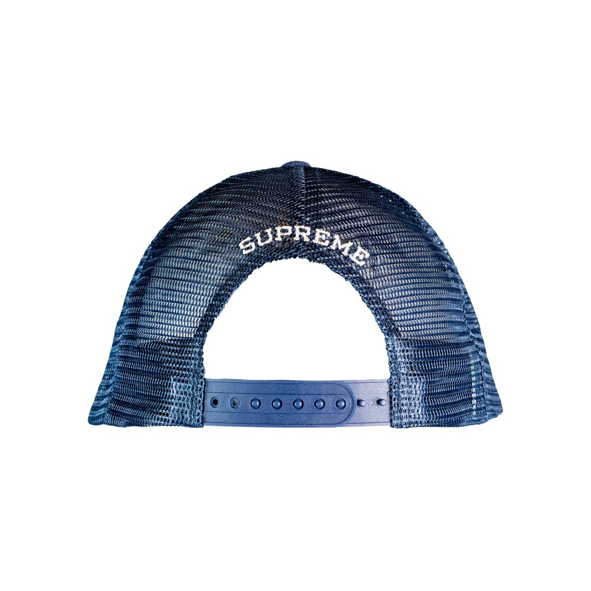 Supreme b.b. Simon Studded Mesh Back 5-Panel Navy (FW25)