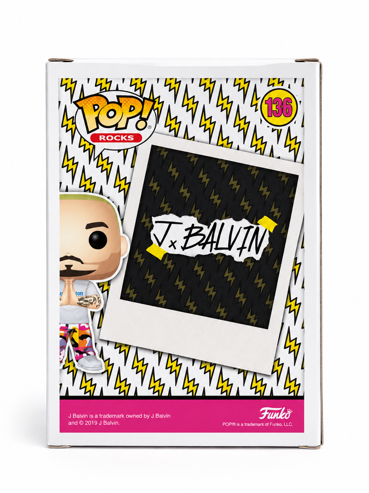 Funko Pop! Rocks J Balvin Green Hair Chase #136 — foto 7