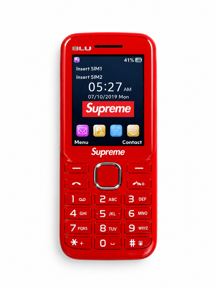 Supreme x BLU Burner Phone Red — foto 2