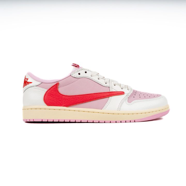 Air Jordan 1 Retro Low OG SP Travis Scott Sail Tropical Pink