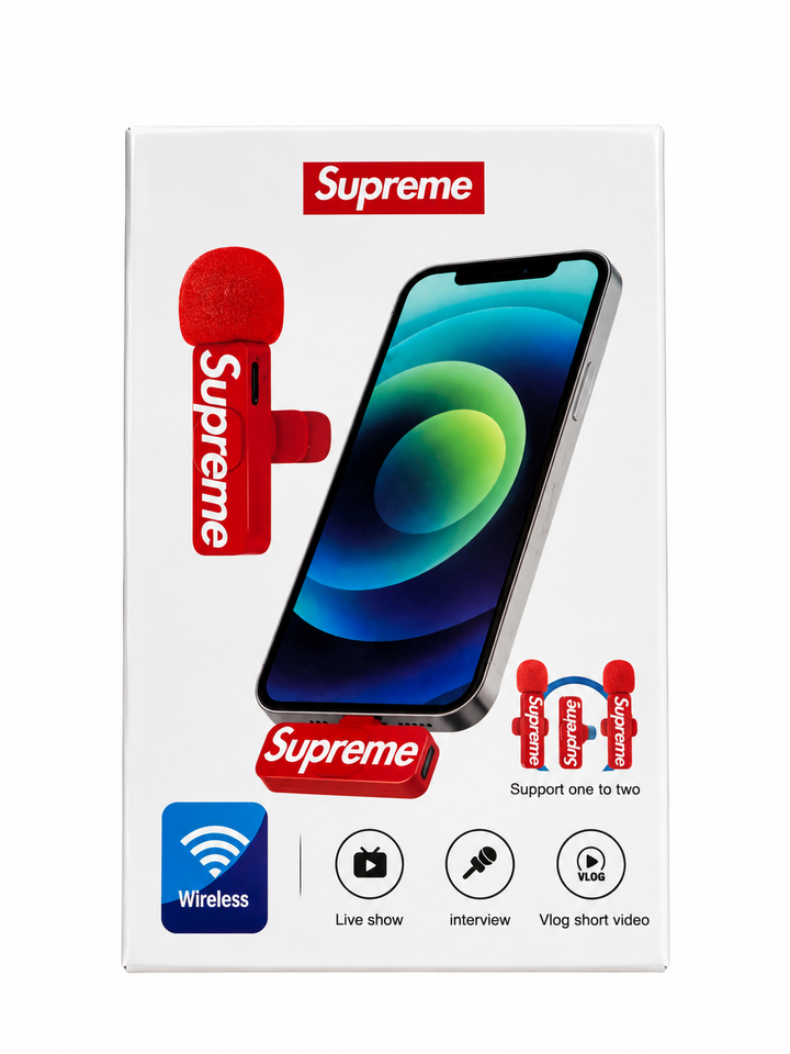 Supreme Mini Mics Set of 2 Red — foto 2