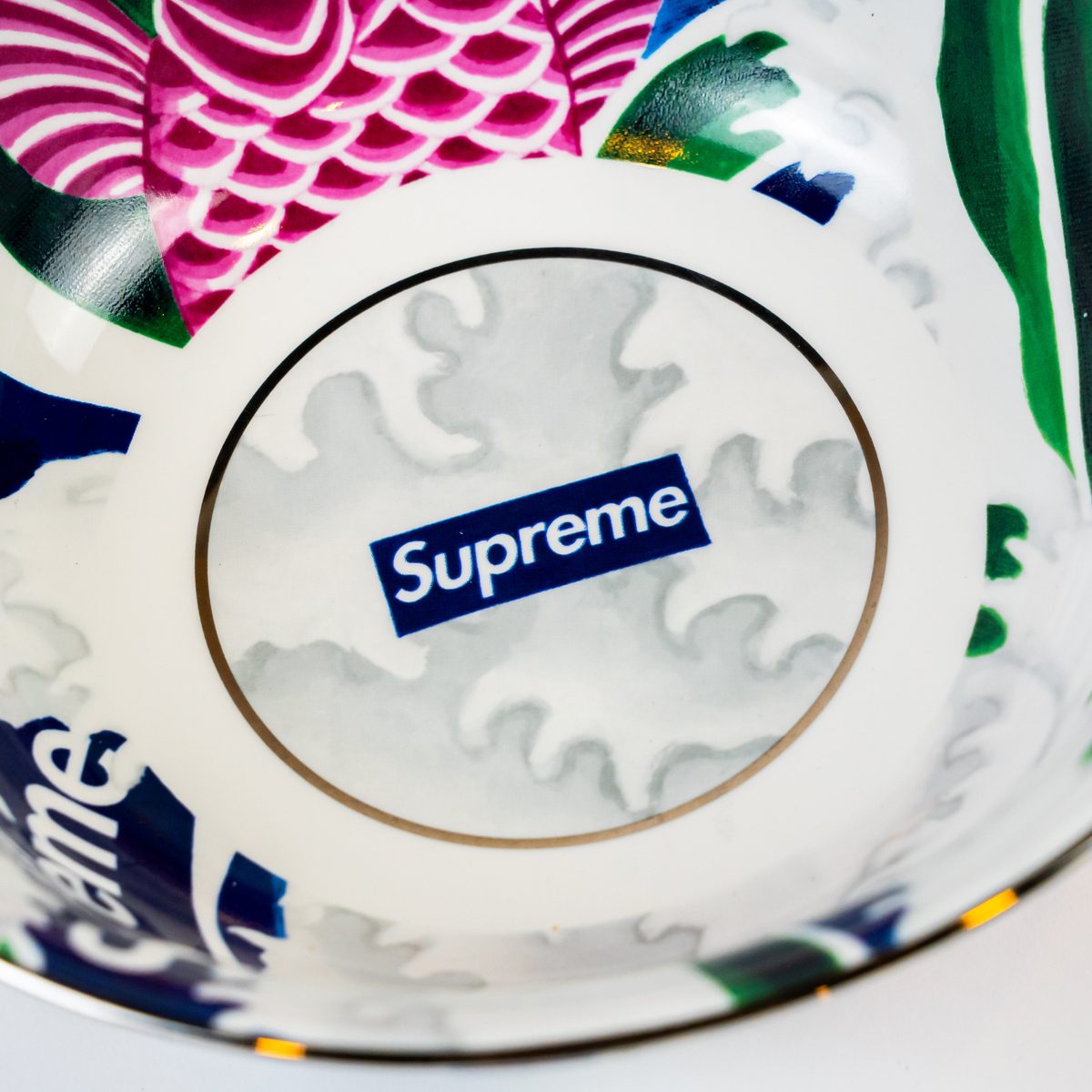 Supreme Waves Ceramic Bowl Multicolor