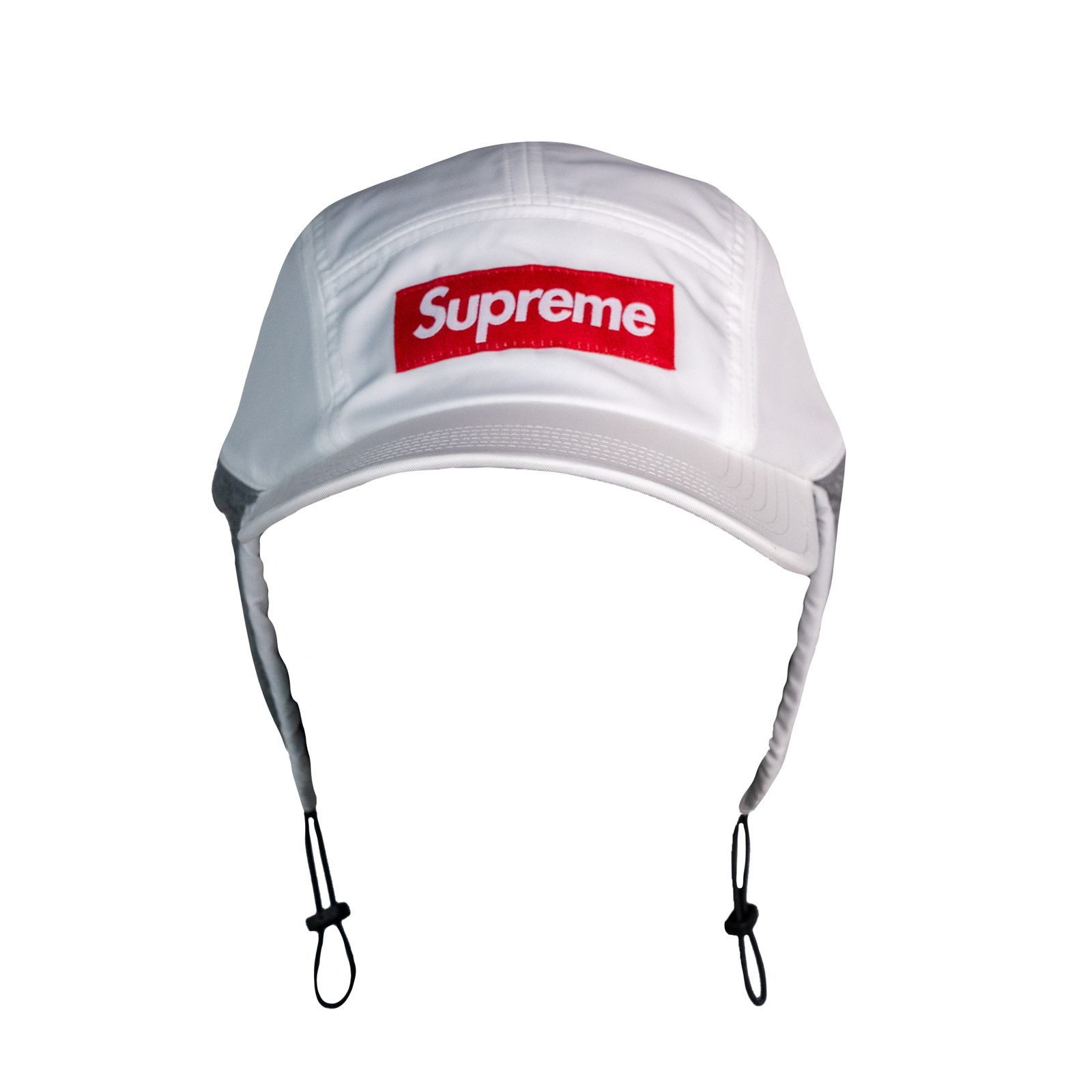 Supreme Polartec Lined Packable Earflap Camp Cap White