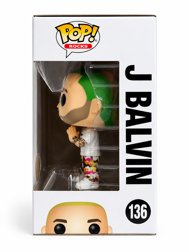 Funko Pop! Rocks J Balvin Green Hair Chase #136 — foto 5