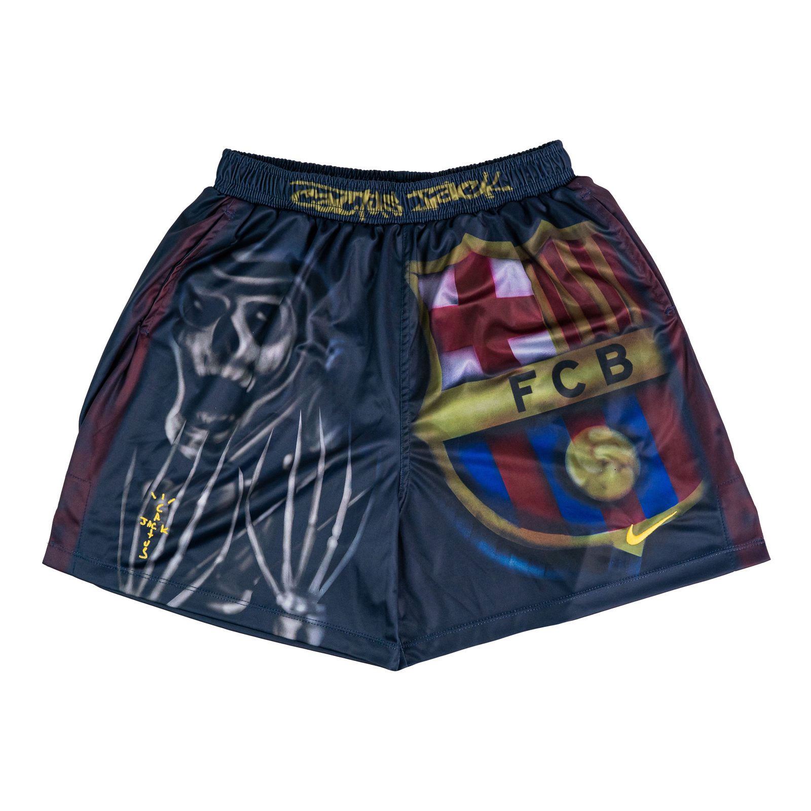 Travis Scott x Nike x FC Barcelona Skeleton Home Shorts