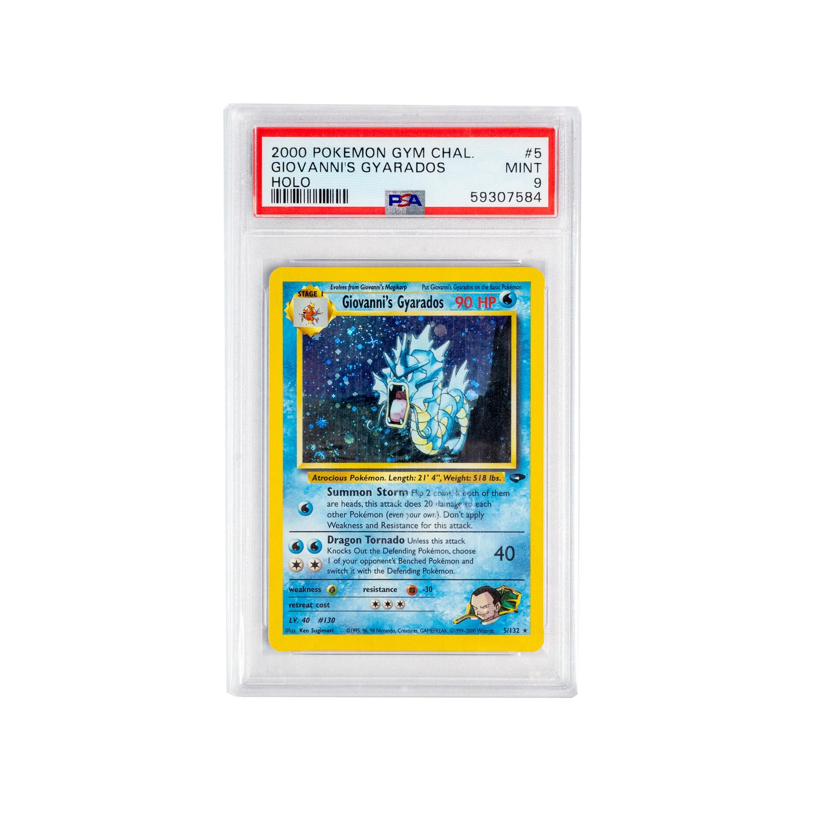 Giovanni’s Gyarados Holo - edición 2000 Gym Challenge