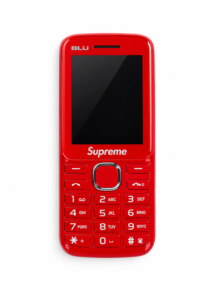 Supreme x BLU Burner Phone Red — foto 3