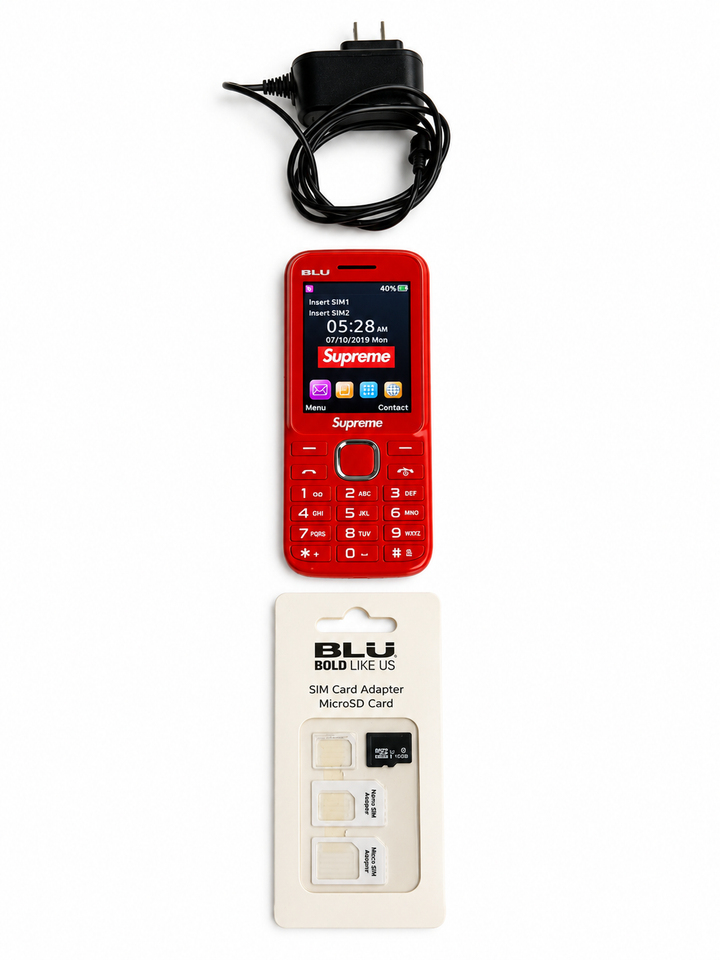 Supreme x BLU Burner Phone Red — foto 5