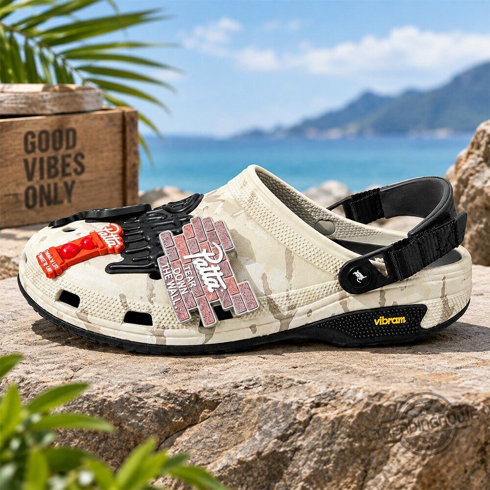 Imagen editorial: Patta interviene el Classic Clog de Crocs con suelas técnicas Vibram