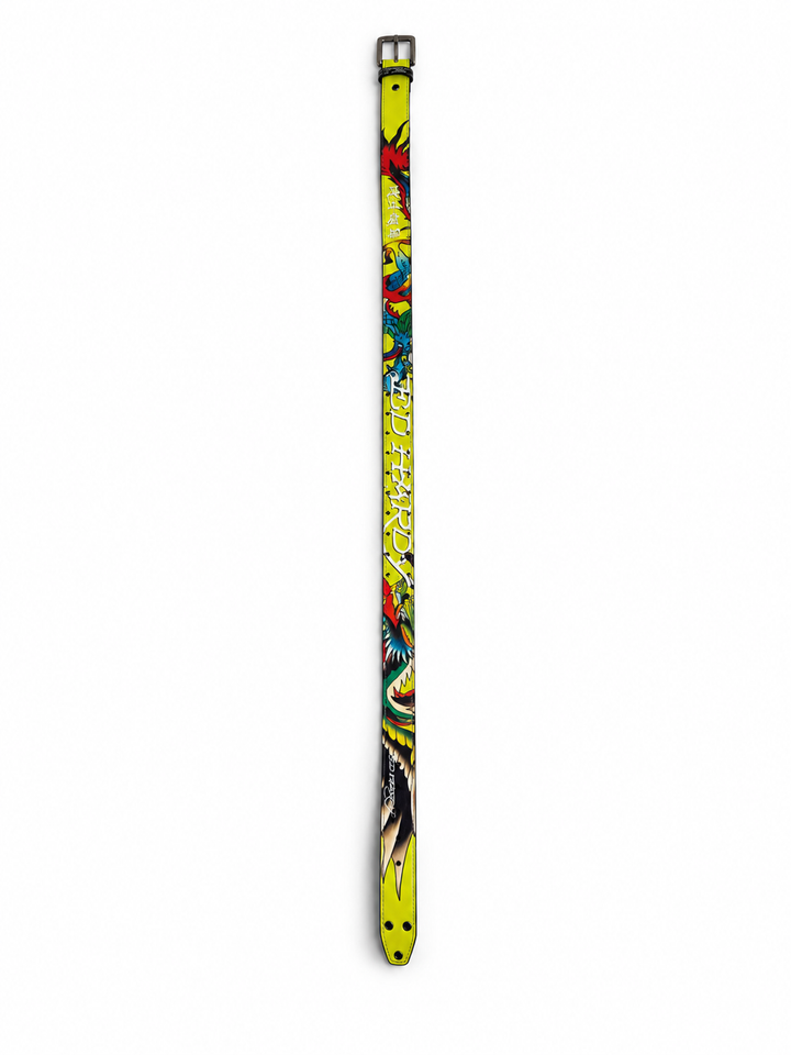 ED HARDY DRAGON LEATHER BELT — foto 5