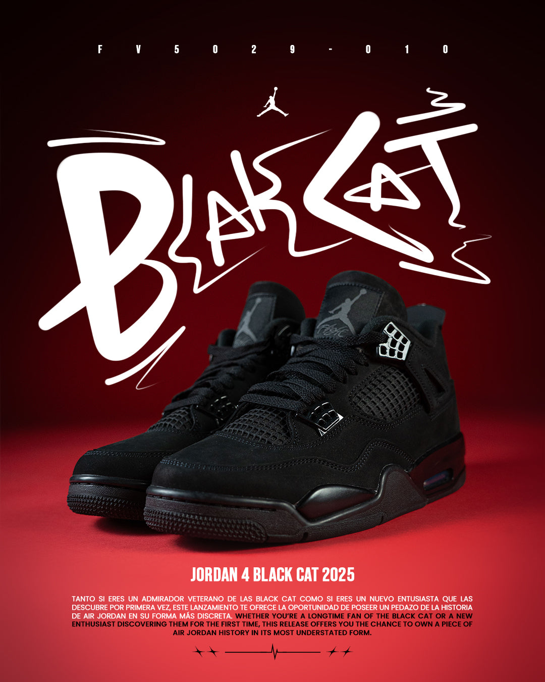 Air Jordan 4 Black Cat 2025: El regreso de un ícono oscuro