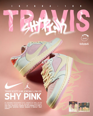 🏆 Travis Scott x Air Jordan 1 Low OG Shy Pink – El Hype Que Está a Punto de Estallar