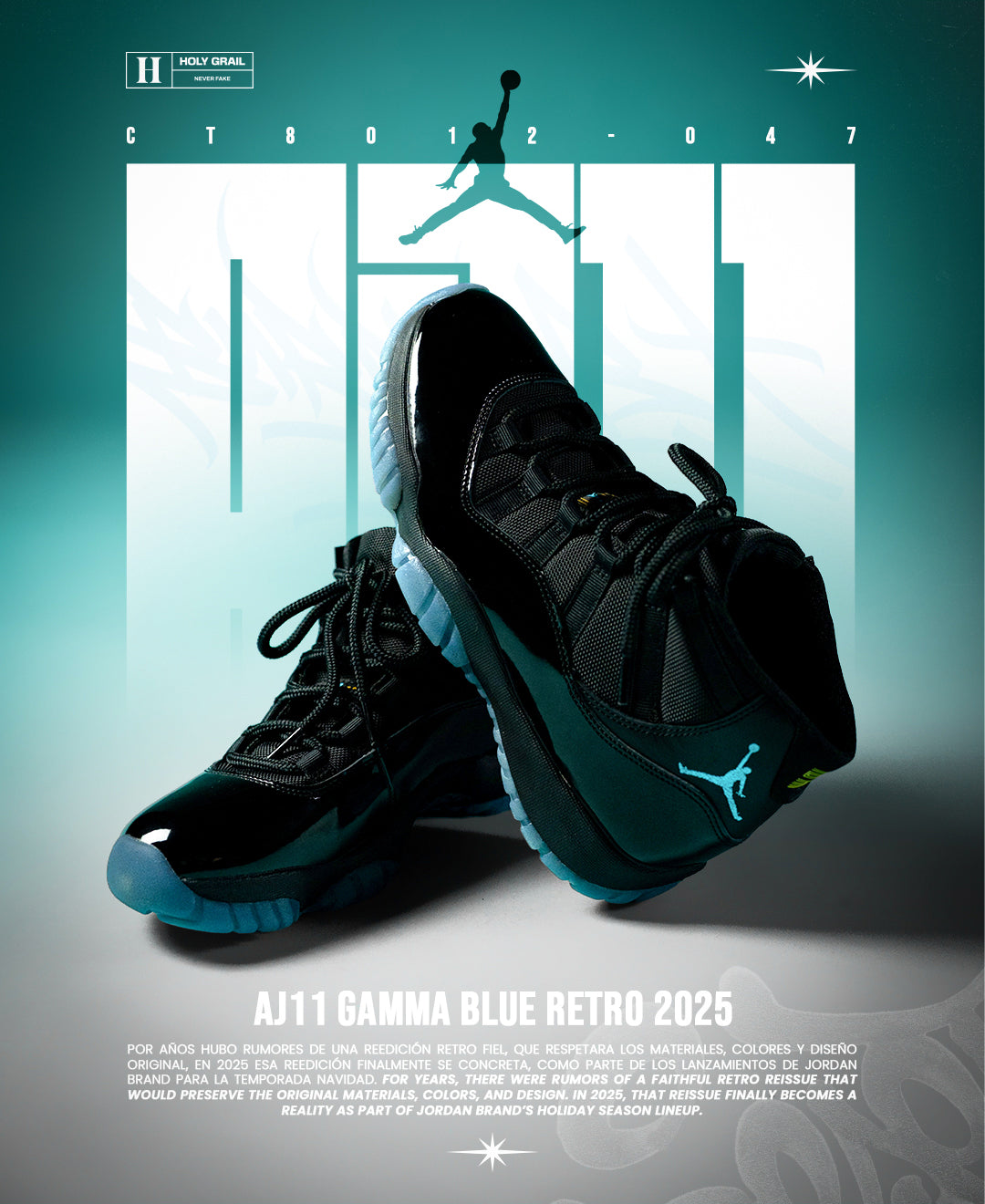 Air Jordan 11  Gamma Blue, el regreso de un clásico moderno