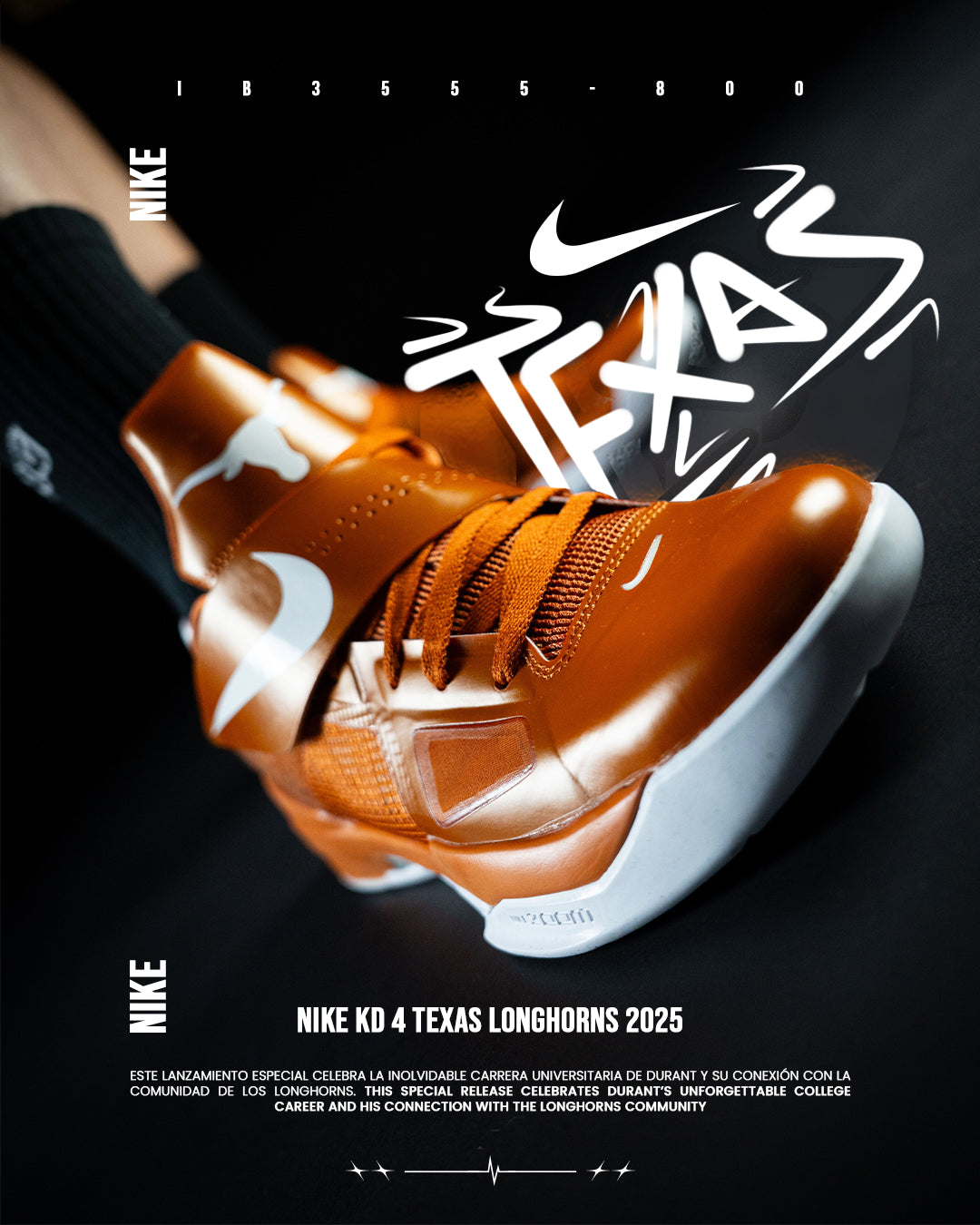 Nike KD 4 Texas Longhorns 2025: El regreso de una leyenda universitaria
