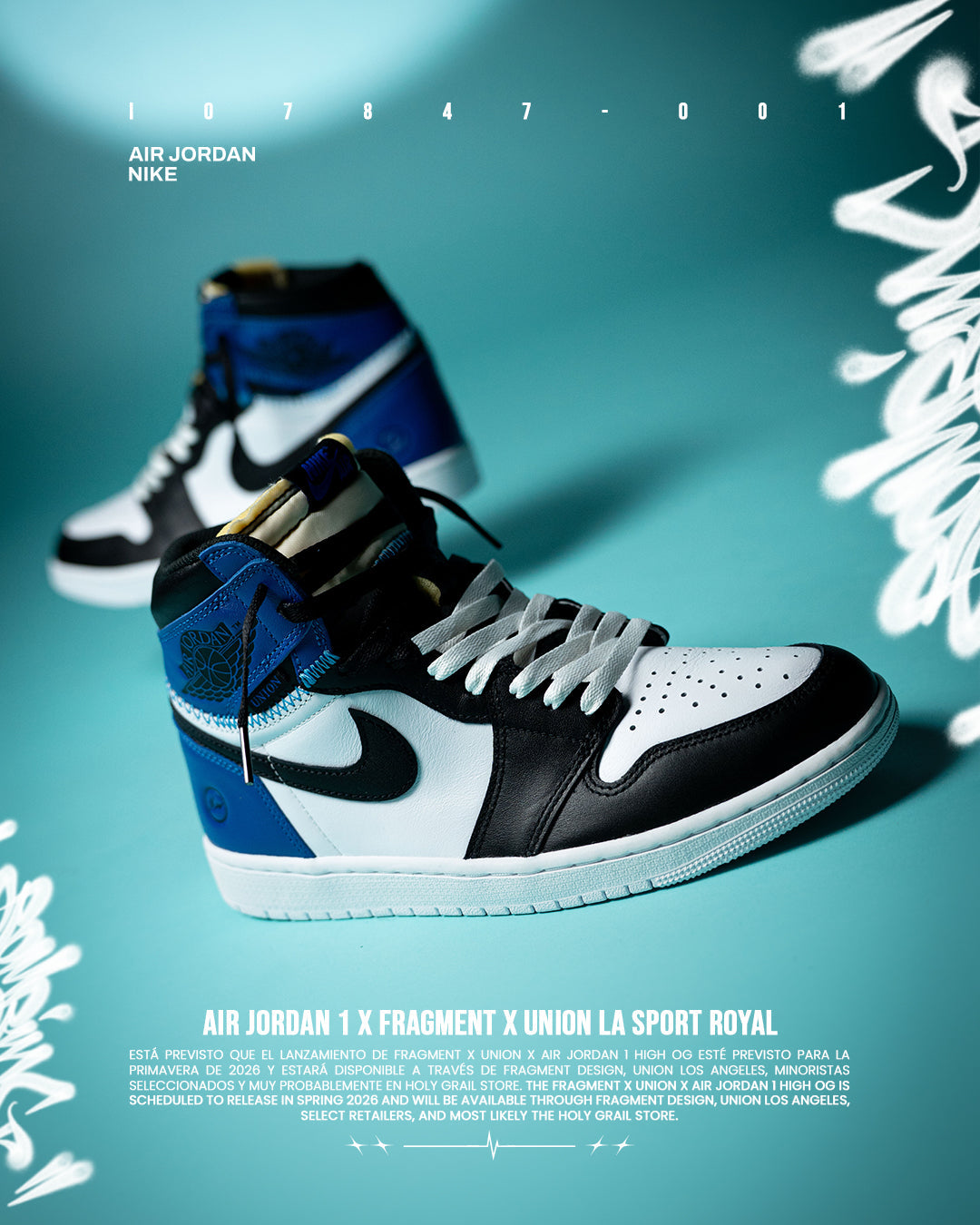 Fragment x Union x Air Jordan 1 La triple amenaza lista para revolucionar el 2026