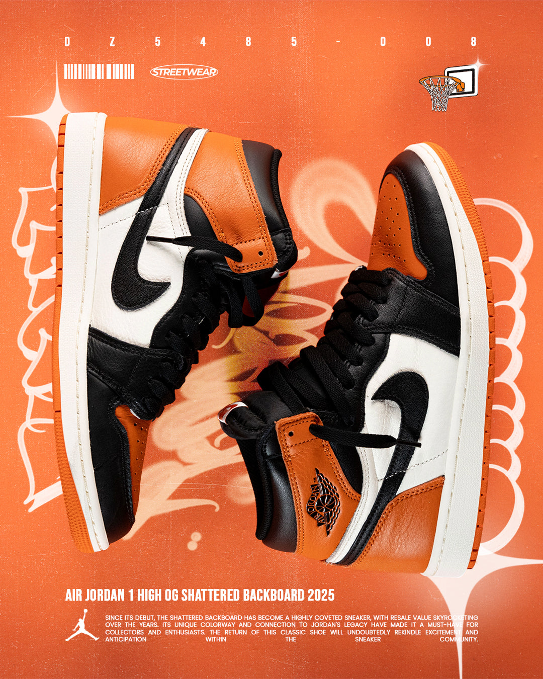 Air Jordan 1 High OG "Shattered Backboard" 2025: El Regreso de una Leyenda