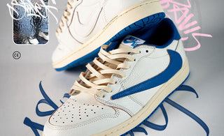 Jordan 1 Retro Low OG SP Fragment x Travis Scott "Sail/Military Blue" – Todo lo que Debes Saber