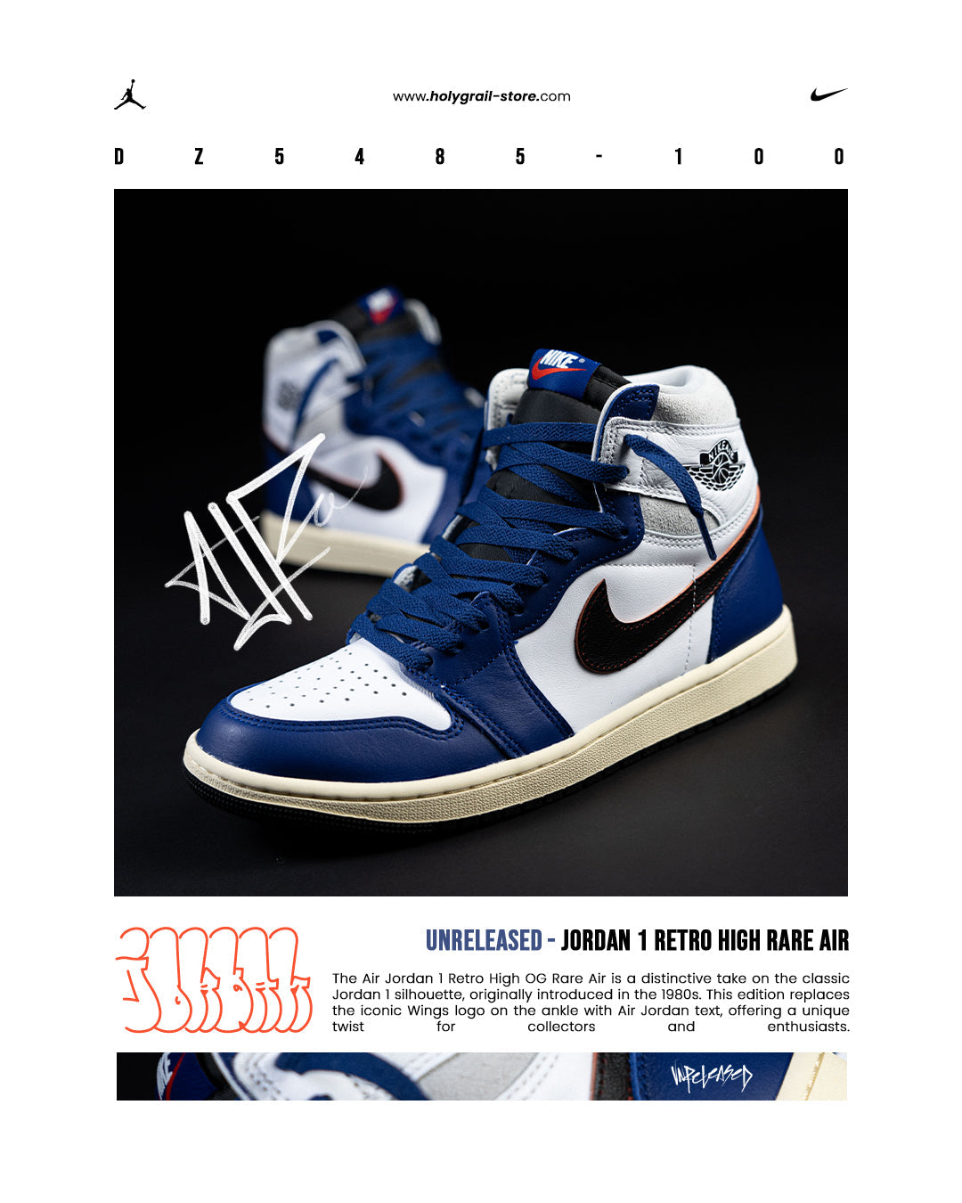 Air Jordan 1 Retro High OG 'Rare Air': La Exclusividad Vuelve en 2025