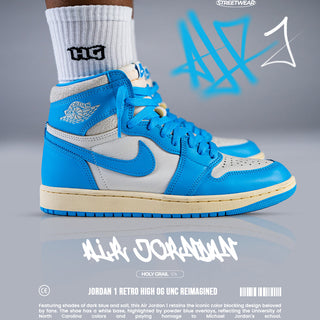 Air Jordan 1 High OG "UNC Reimagined": Un Clásico Renacido con Estilo Vintage