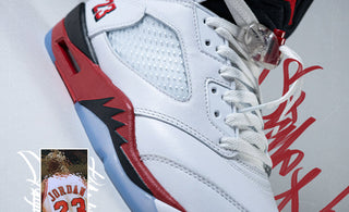 El Regreso de una Leyenda: Air Jordan 5 “Fire Red” con Lengüeta Negra (2025)