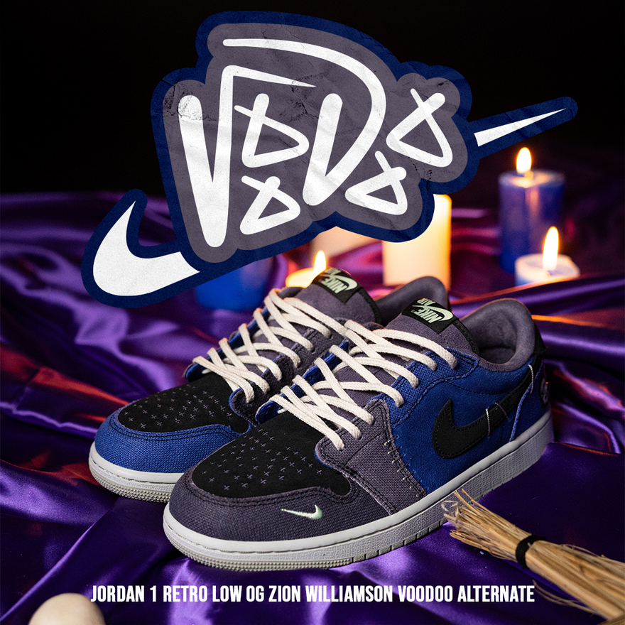🔮 Air Jordan 1 Retro Low OG Voodoo Alternate: La Magia Oscura de Zion Regresa