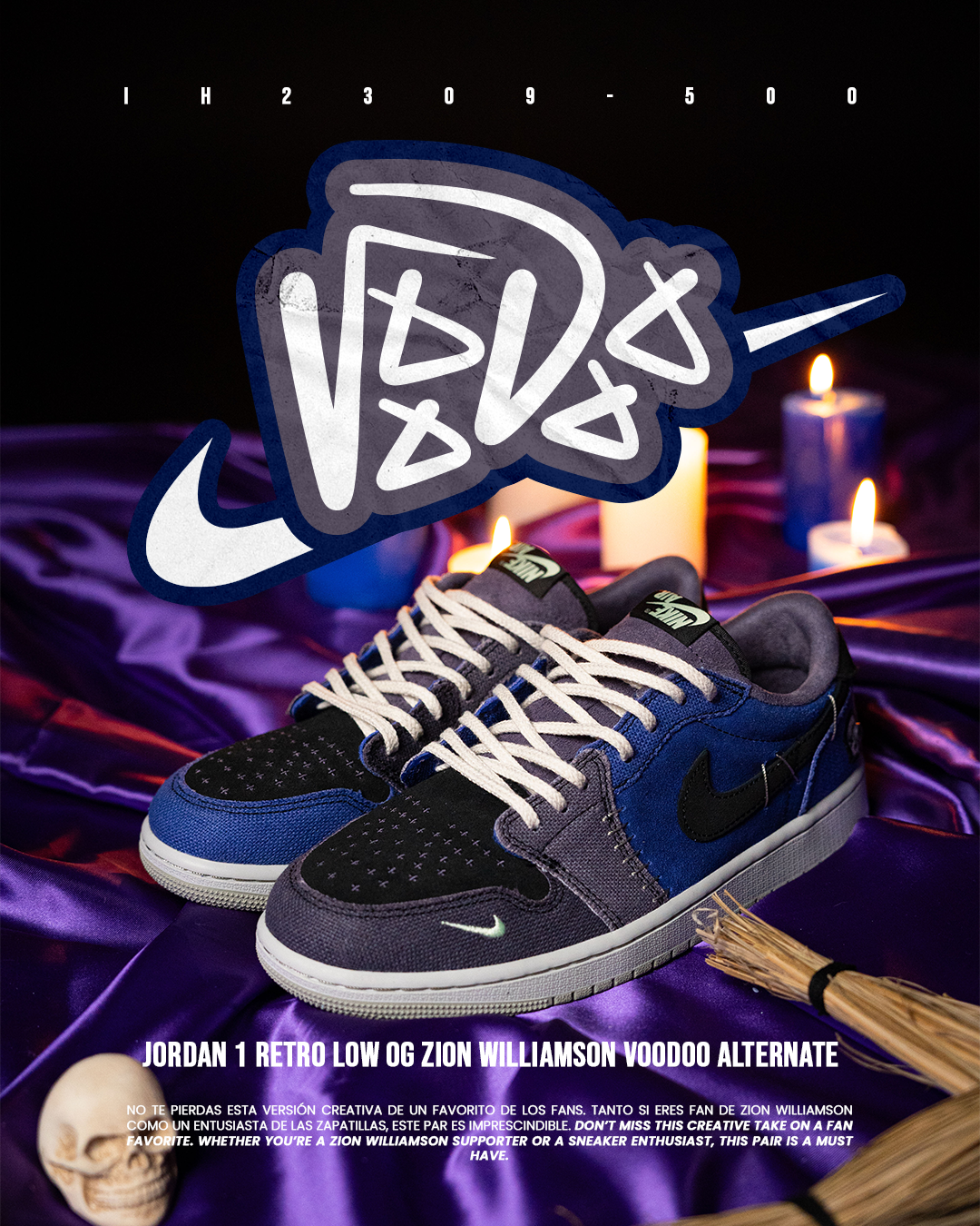 🔮 Air Jordan 1 Retro Low OG Voodoo Alternate: La Magia Oscura de Zion Regresa