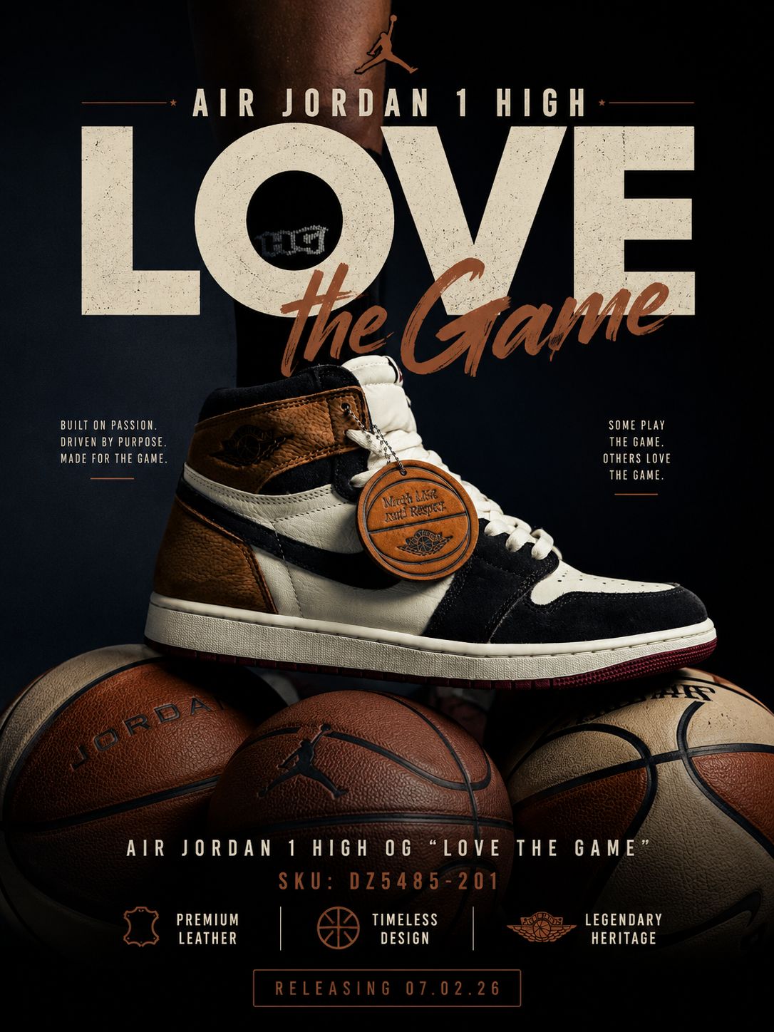 Air Jordan 1 High OG Love The Game: un homenaje a la pasión que lo cambió todo