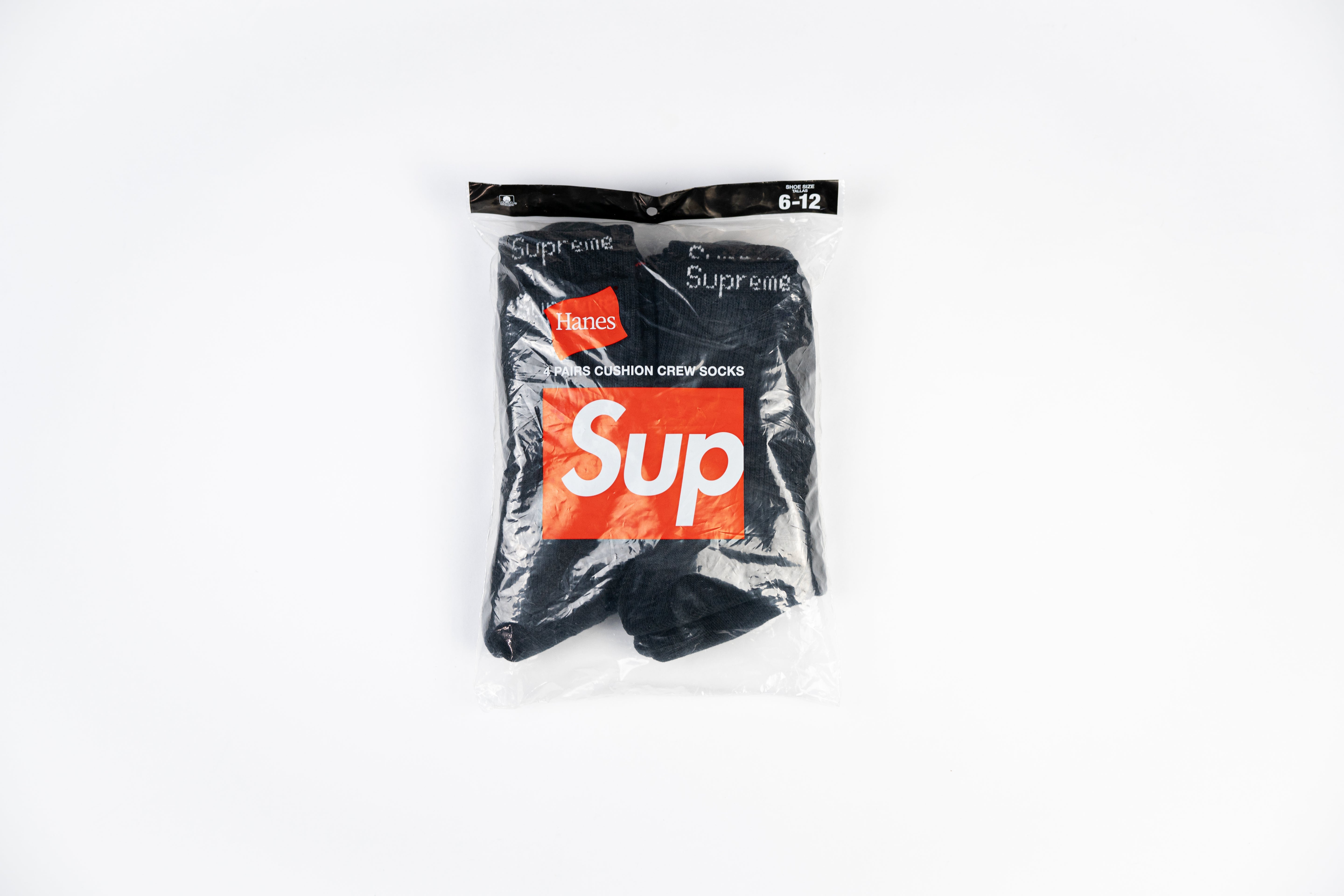 Calcetines Supreme Pack x4 Negro