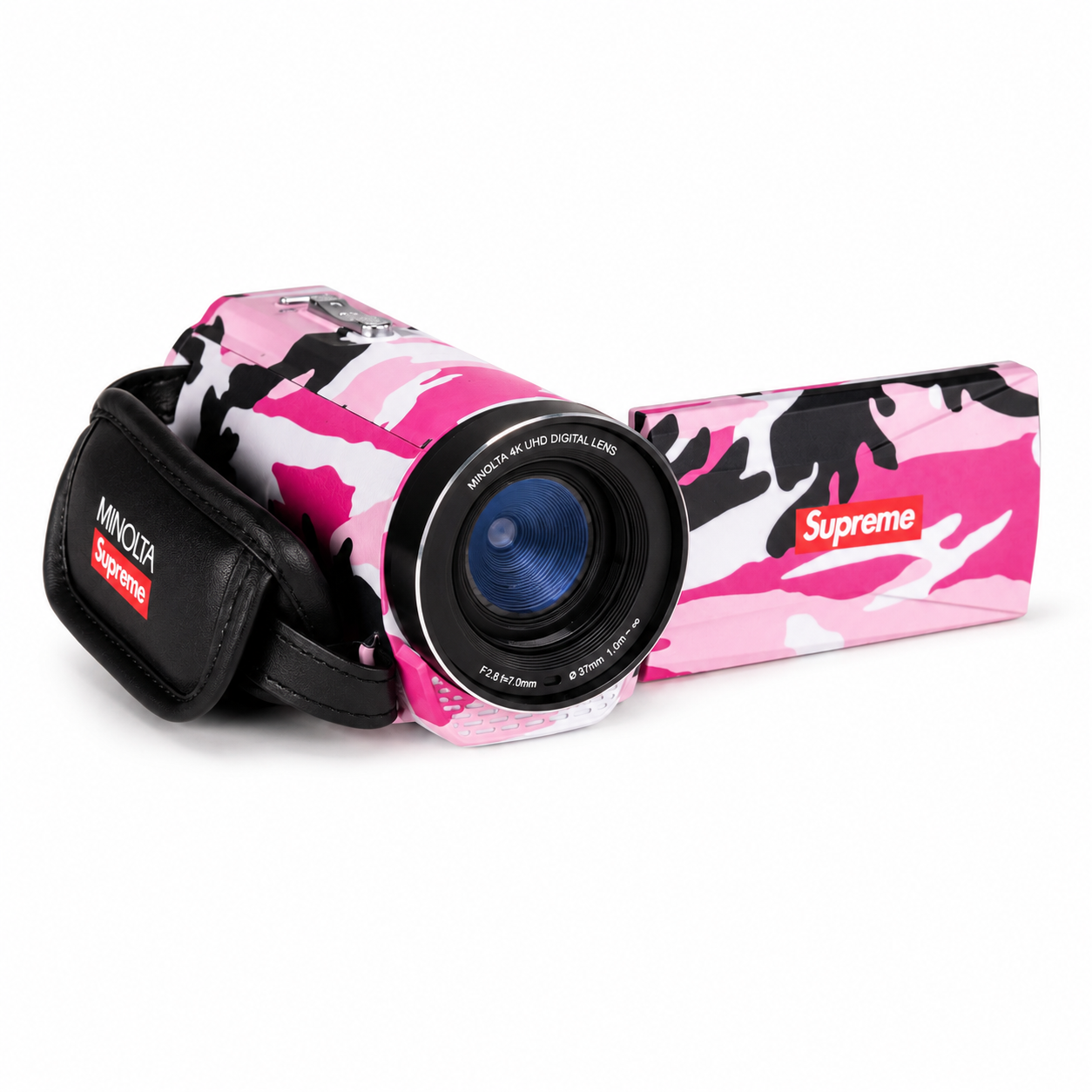 Supreme Minolta MN4K300WP Waterproof Camcorder Pink Camo