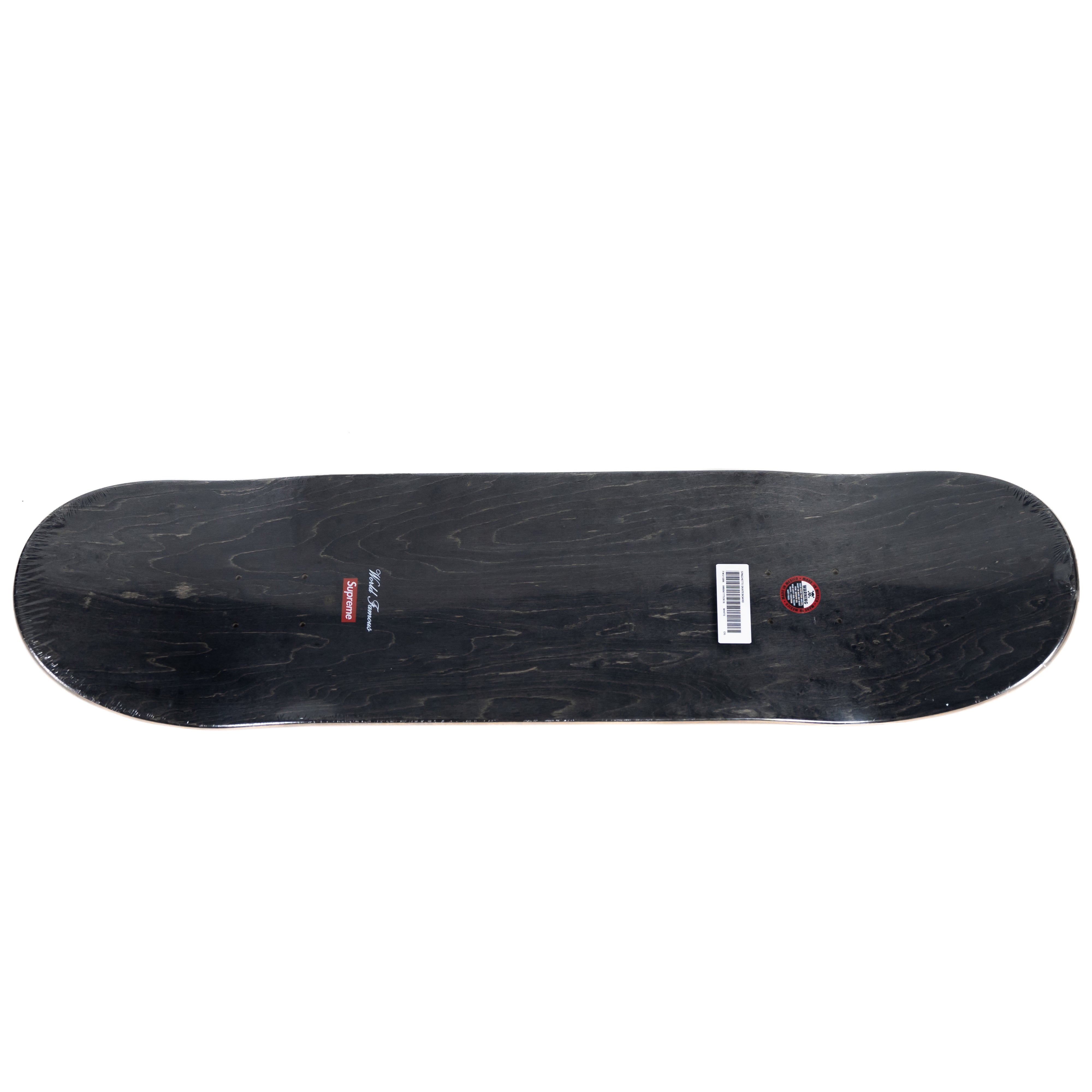 Supreme Spaghetti Skateboard Deck Blanco