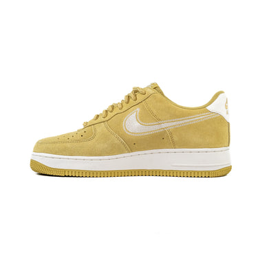 Nike Air Force 1 Low ’07 LV8 Buff Gold Sail Embroidered Swoosh