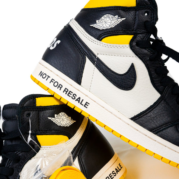 Jordan 1 Retro High "Not for Resale" Varsity Maize