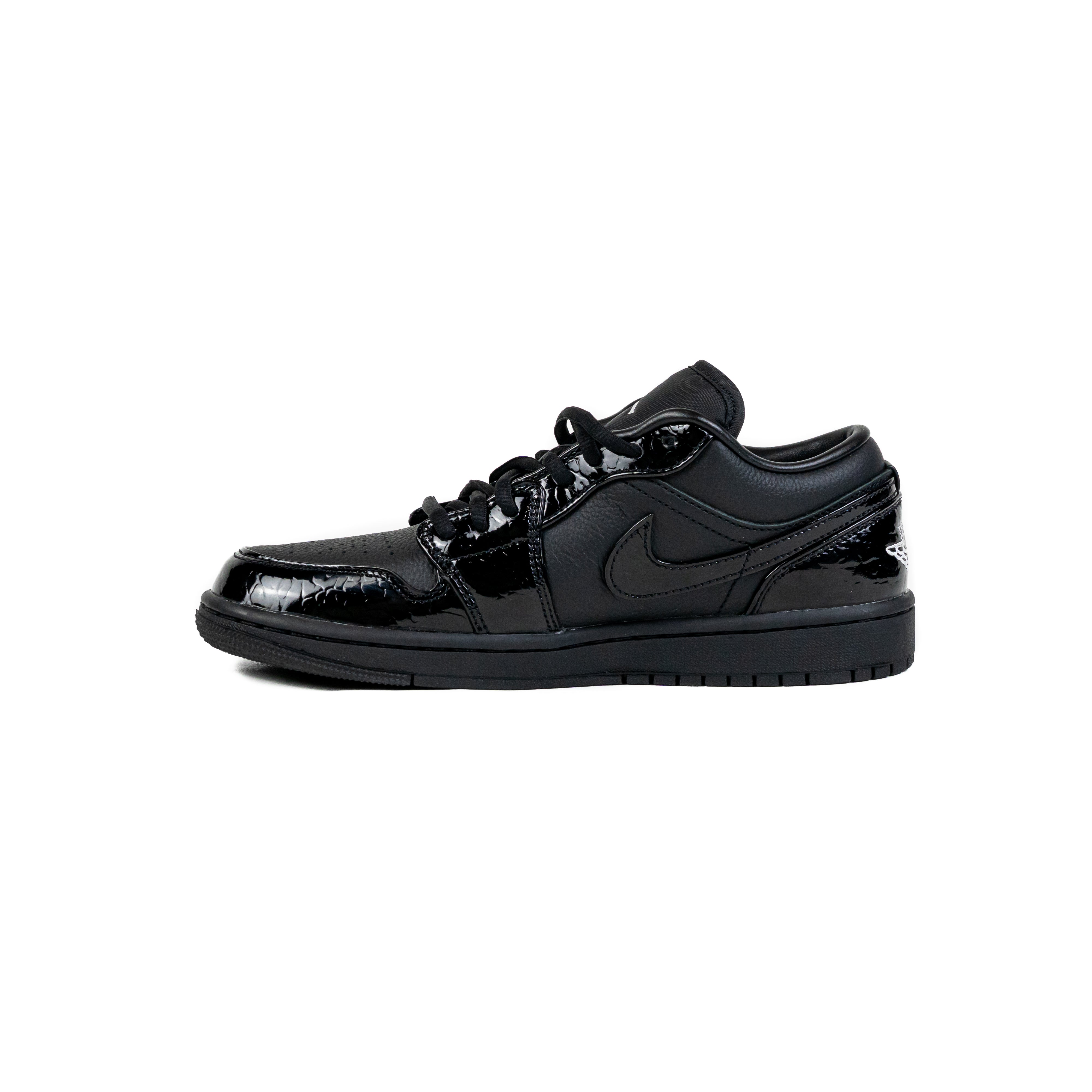 Jordan 1 Low SE Patent Elephant Black