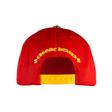 Chrome Hearts CH Silver Button Hat Red/Yellow