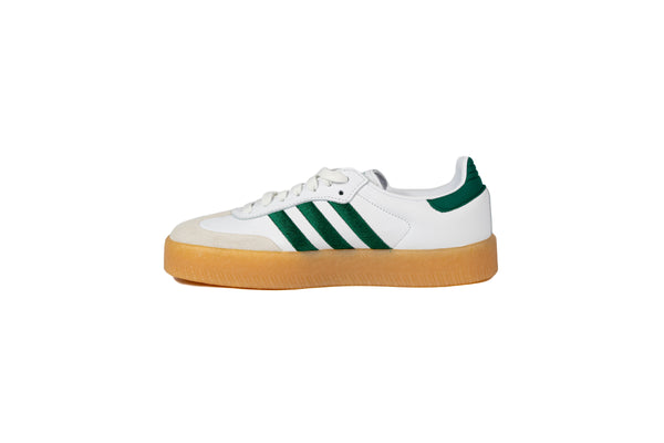 Adidas Sambae White Collegiate Green Gum (Women's)