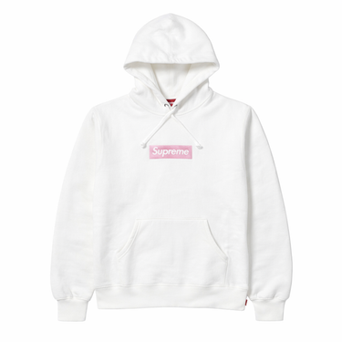 Supreme Box Logo Hooded Sweatshirt (FW25) White