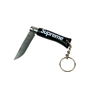 Supreme Opinel No. 4 Knife Keychain Black