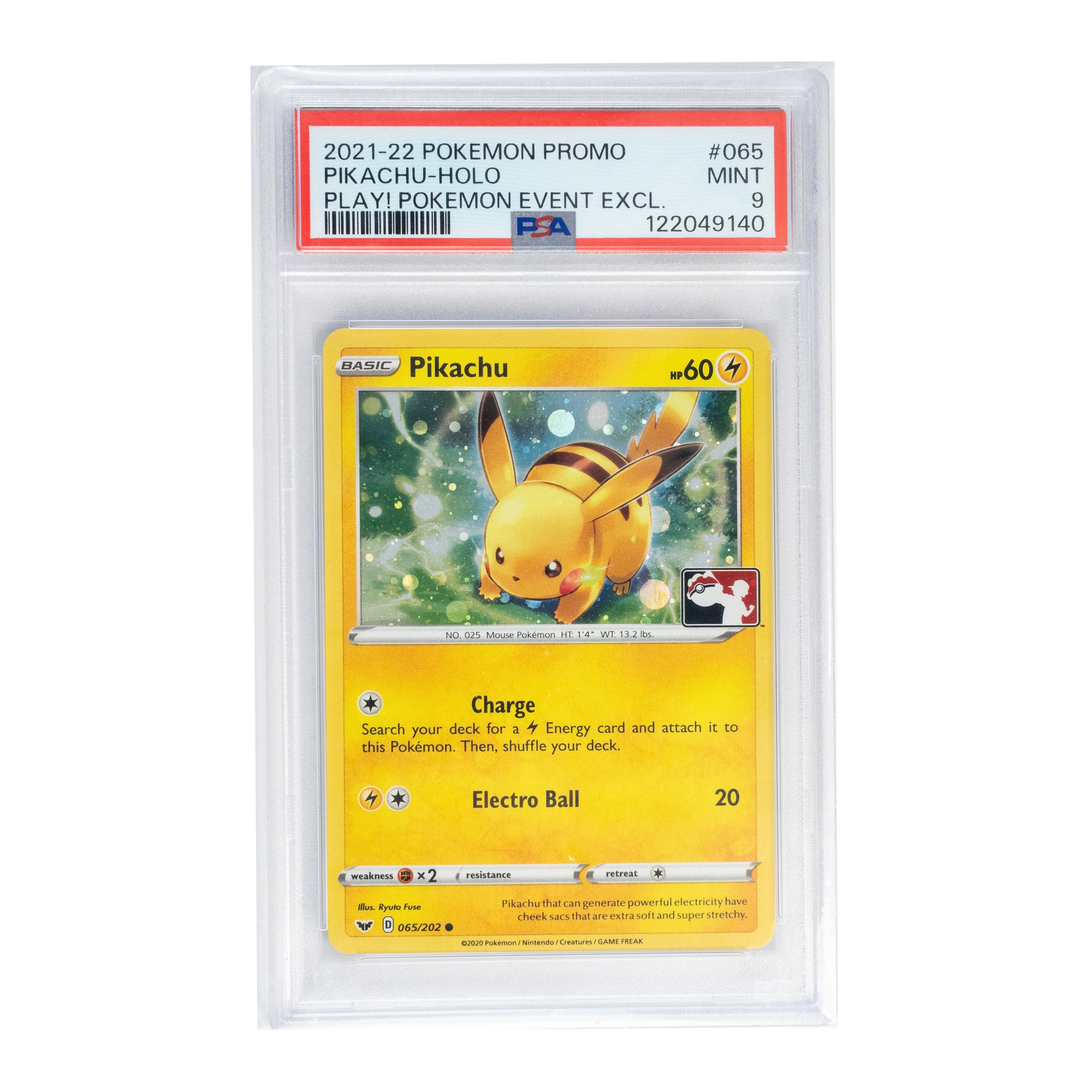 PIKACHU HOLO (PLAY! POKÉMON EVENT EXCLUSIVE 2021-22)