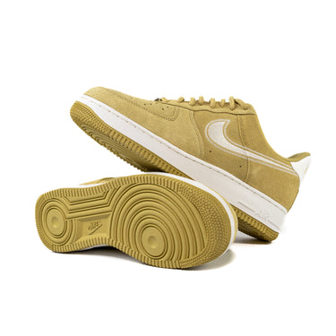 Nike Air Force 1 Low ’07 LV8 Buff Gold Sail Embroidered Swoosh