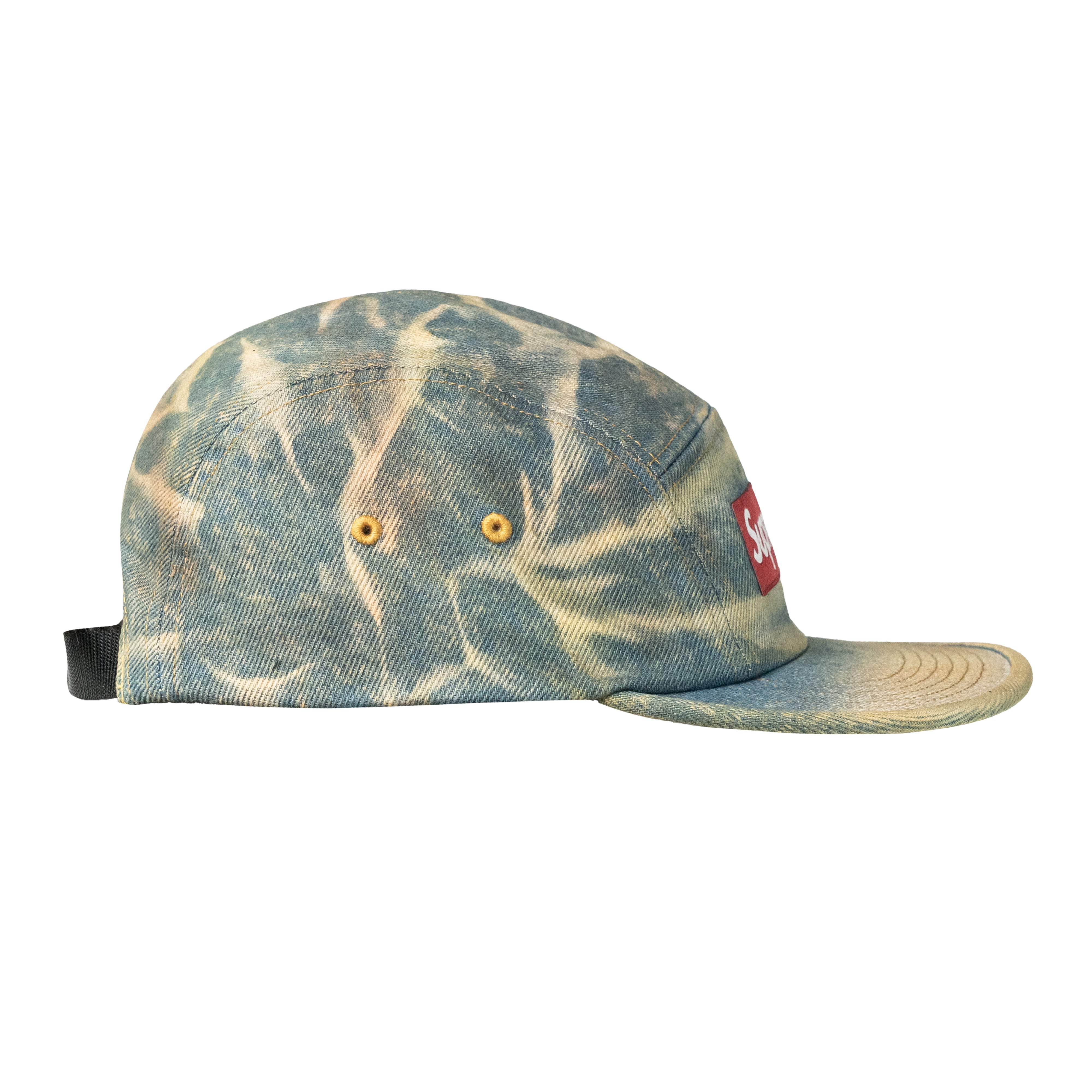 Supreme Denim Camp Cap (FW25) Washed Indigo