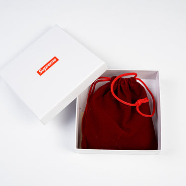 Supreme Mini Pewter Flask Silver