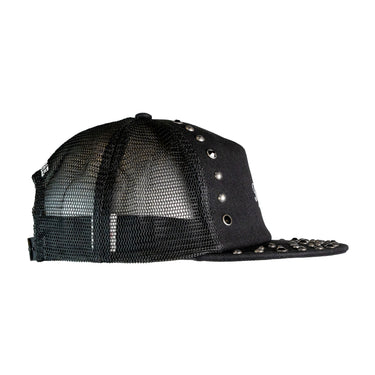 Supreme b.b. Simon Studded Mesh Back 5-Panel Black (FW25)
