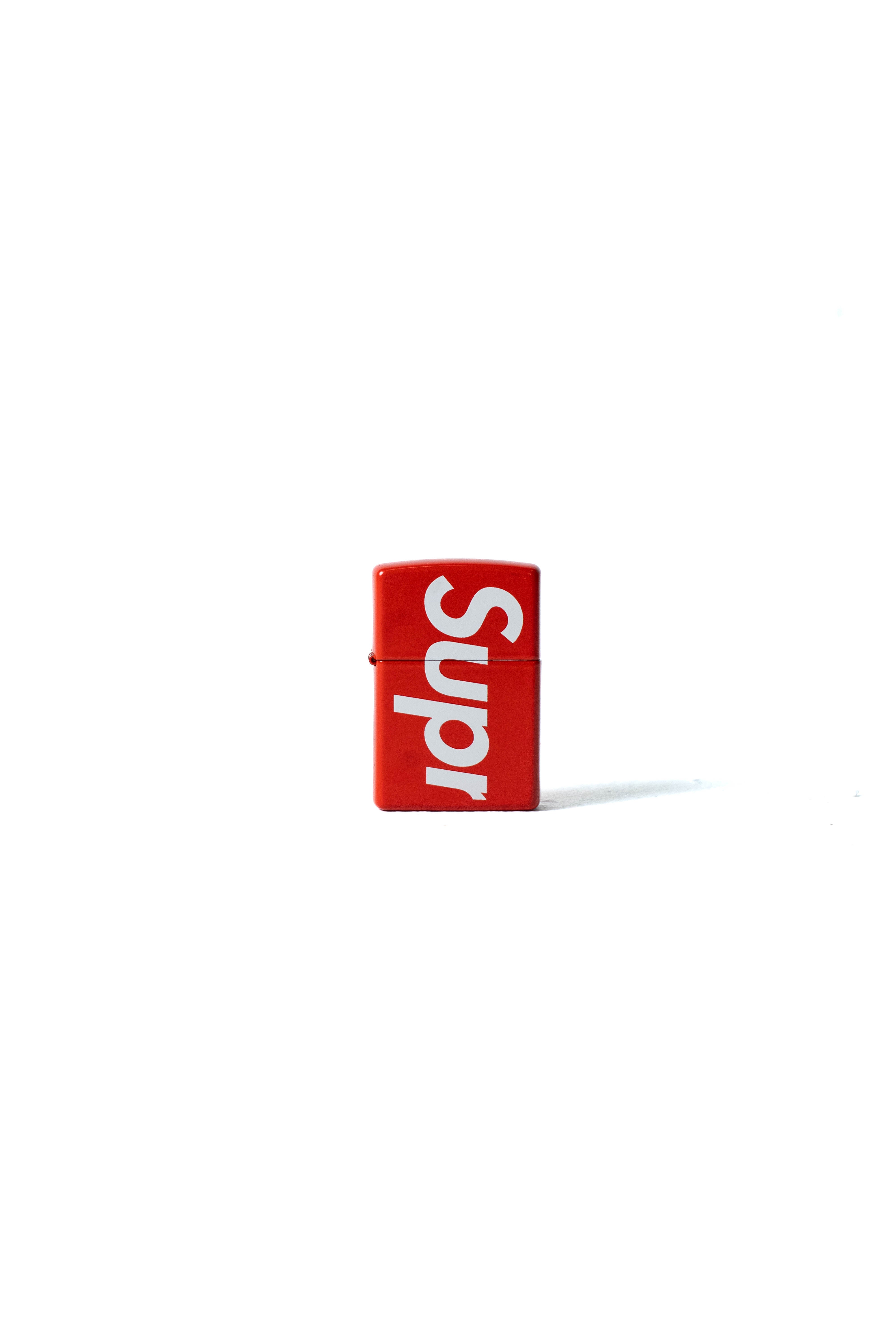 Supreme Logo Zippo Red