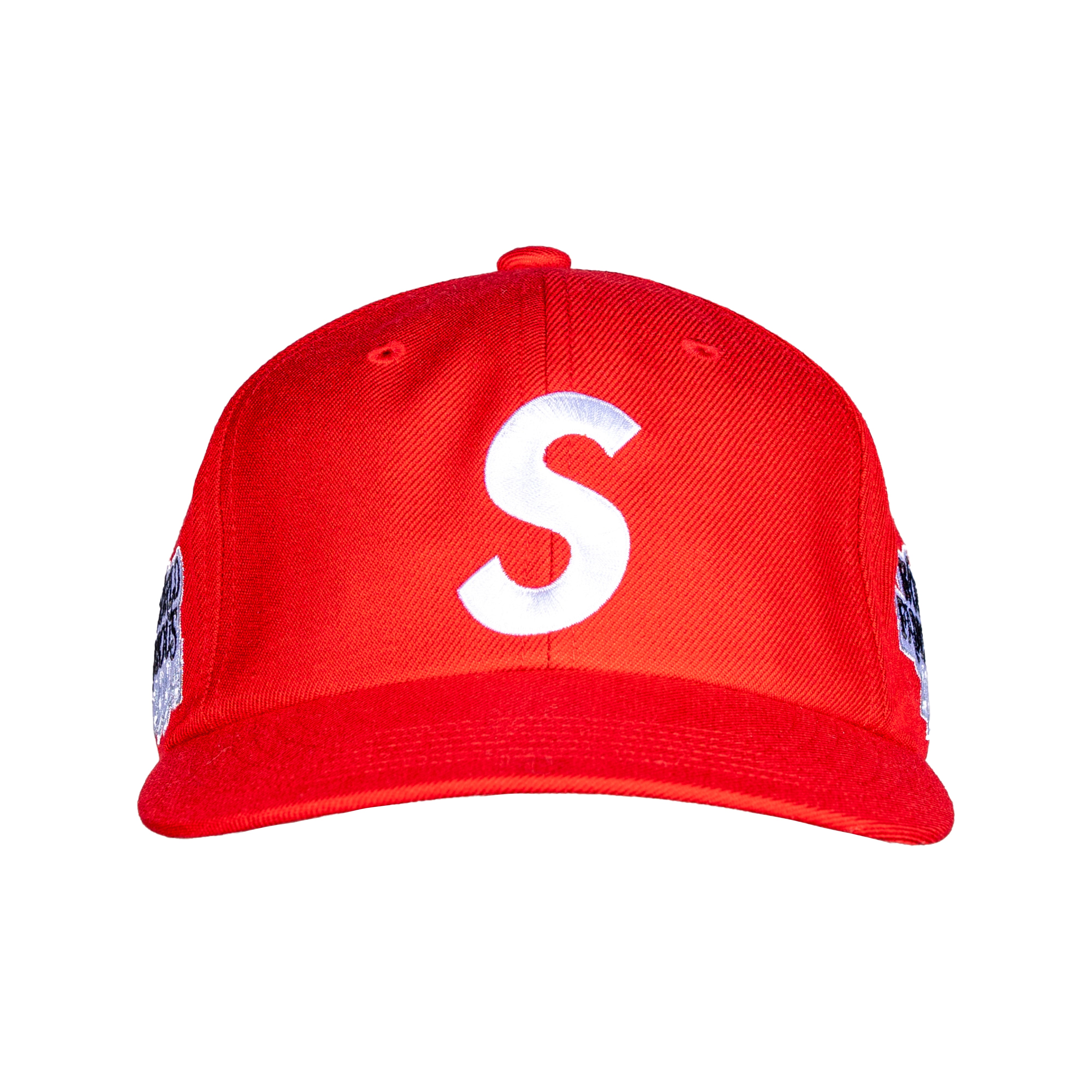 Supreme World Famous S Logo 6-Panel en color rojo