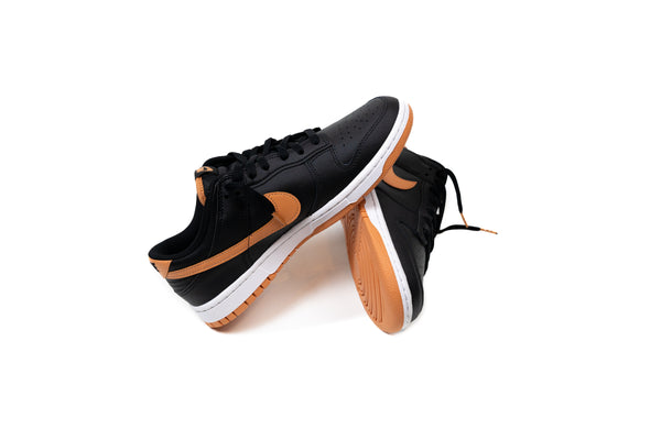 Nike Dunk Low Black Amber Brown