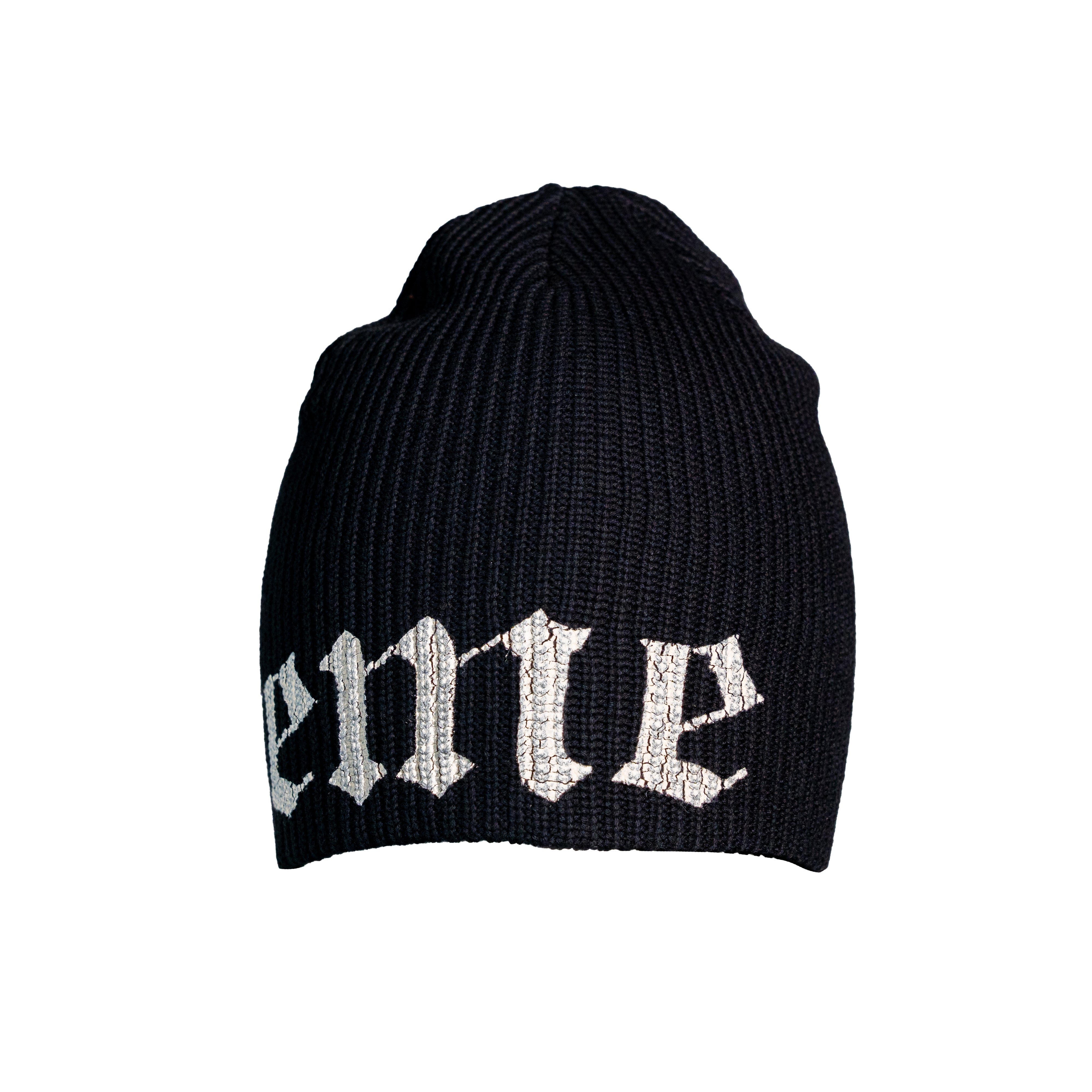 Supreme Old English Printed Beanie Black
